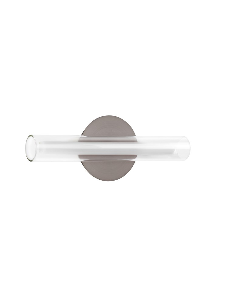 MDC Lampa ścienna OSLO nikiel mat LED 8W 3000K szkło transparentne, ściemnialna 580513602