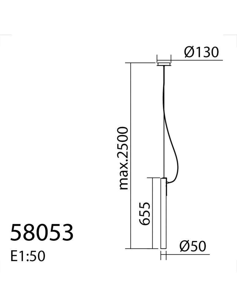 MDC Lampa wisząca OSLO nikiel mat LED 16W 3000K szkło transparentne, ściemnialna 580533602