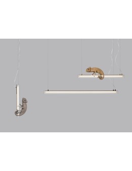 MDC Lampa wisząca OSLO mosiądz mat LED 16W 3000K szkło transparentne, ściemnialna 580536102 - product 2
