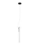 MDC Lampa wisząca OSLO czarny mat LED 16W 3000K szkło transparentne, ściemnialna 580539102