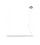 MDC Lampa wisząca OSLO nikiel mat LED 20W 3000K szkło transparentne, ściemnialna 580543602