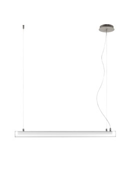 MDC Lampa wisząca OSLO nikiel mat LED 20W 3000K szkło transparentne, ściemnialna 580543602