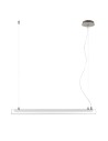 View MDC Lampa wisząca OSLO nikiel mat LED 20W 3000K szkło transparentne, ściemnialna 580543602