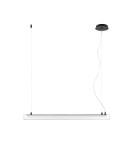 MDC Lampa wisząca OSLO czarny mat LED 20W 3000K szkło transparentne, ściemnialna 580549102