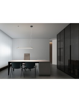 MDC Lampa wisząca OSLO czarny mat LED 20W 3000K szkło transparentne, ściemnialna 580549102 - product 2