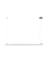 View MDC Lampa wisząca OSLO nikiel mat LED 32W 3000K szkło transparentne, ściemnialna 580553602