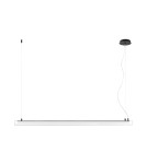 MDC Lampa wisząca OSLO czarny mat LED 32W 3000K szkło transparentne, ściemnialna 580559102
