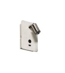 MDC Lampa ścienna READER chrom matowy + USB LED 3W 3000K 576013502