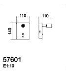 MDC Lampa ścienna READER mosiądz antyczny + USB LED 3W 3000K 576014402