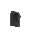 MDC Lampa ścienna READER czarny mat + USB LED 3W 3000K 576019102