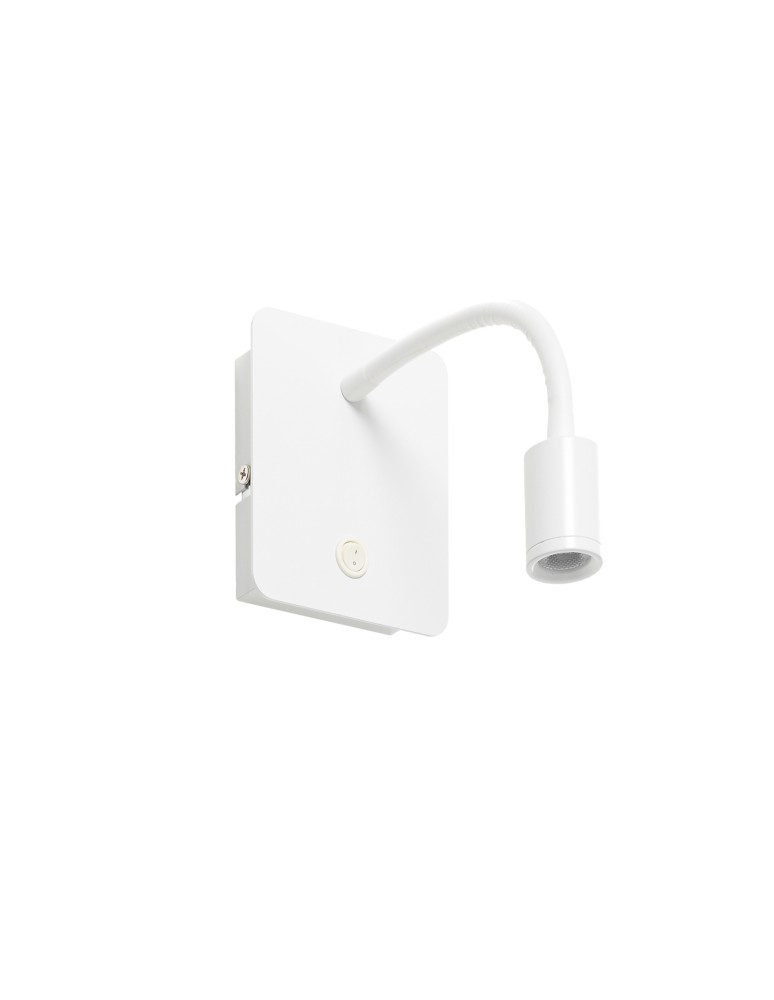 MDC Lampa ścienna READER FLEX biały mat LED 3W 3000K 576028102