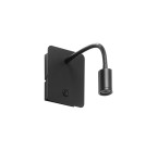 MDC Lampa ścienna READER FLEX czarny mat LED 3W 3000K 576029102