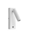 View MDC Lampa ścienna CHELSEA LED 3W biały mat 3000K + USB 577578109
