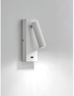 MDC Lampa ścienna CHELSEA LED 3W biały mat 3000K + USB 577578109 - product 2