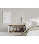 MDC Lampa ścienna CHELSEA LED 3W biały mat 3000K + USB 577578109