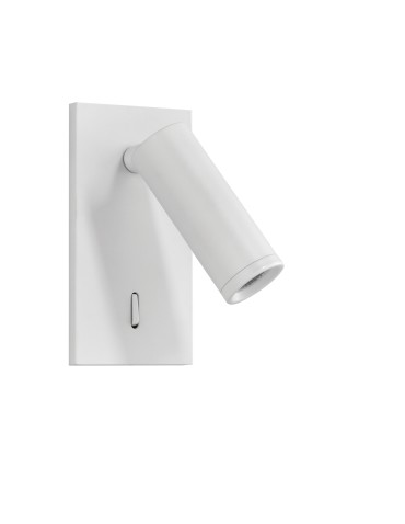 MDC Lampa ścienna podtynkowa ASIA biały mat LED 3W 120x60mm 3000K + włącznik 578728102