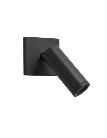 MDC Lampa ścienna podtynkowa ASIA czarny mat LED 3W 60x60mm 3000K 578719102