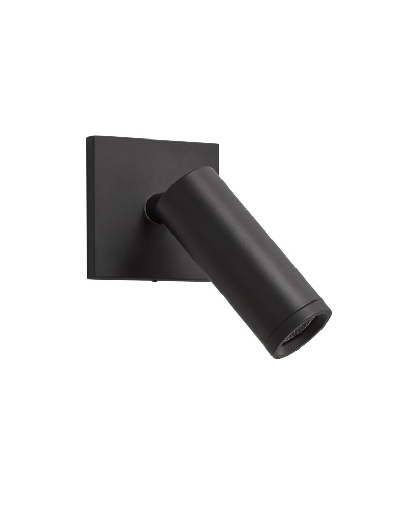 MDC Lampa ścienna podtynkowa ASIA czarny mat LED 3W 60x60mm 3000K 578719102