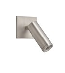 MDC Lampa ścienna podtynkowa ASIA nikiel mat LED 3W 60x60mm 3000K 578713602