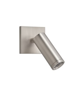 MDC Lampa ścienna podtynkowa ASIA nikiel mat LED 3W 60x60mm 3000K 578713602