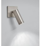 MDC Lampa ścienna podtynkowa ASIA nikiel mat LED 3W 60x60mm 3000K 578713602