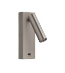 MDC Lampa ścienna CHELSEA LED 3W nikiel mat 3000K + USB 577573609