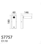 MDC Lampa ścienna CHELSEA LED 3W nikiel mat 3000K + USB 577573609