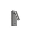View MDC Lampa ścienna CHELSEA LED 3W nikiel mat 3000K + USB C + włącznik 577563609
