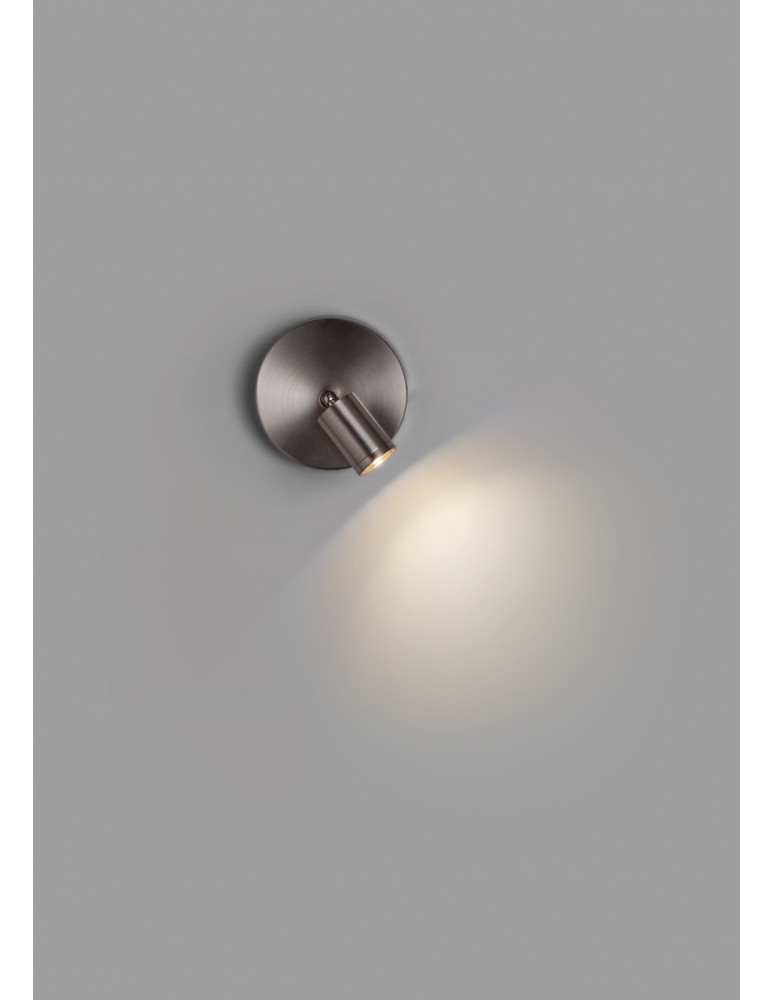 MDC Lampa ścienna READER R chrom matowy 3W 3000K 589583502