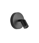 MDC Lampa ścienna READER R czarny mat 3W 3000K 589589102