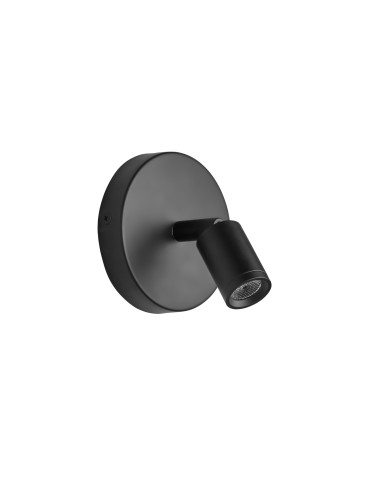 MDC Lampa ścienna READER R czarny mat 3W 3000K 589589102