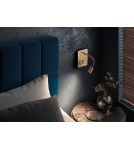MDC Lampa ścienna READER FLEX mosiądz antyczny + USB LED 3W 3000K 576034402