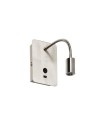 View MDC Lampa ścienna READER FLEX chrom matowy + USB LED 3W 3000K 576033502