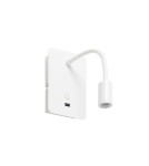 MDC Lampa ścienna READER FLEX biały mat + USB LED 3W 3000K 576038102