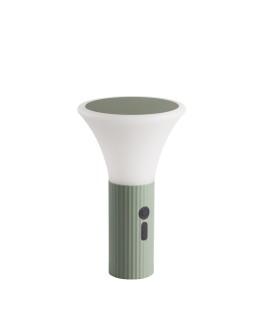 MDC Lampa stołowa SPOT zielony mat 3W akumulatorowa przenośna IP44 ściemnianie 3 stopniowe 589461902