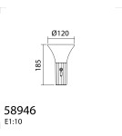 MDC Lampa stołowa SPOT zielony mat 3W akumulatorowa przenośna IP44 ściemnianie 3 stopniowe 589461902
