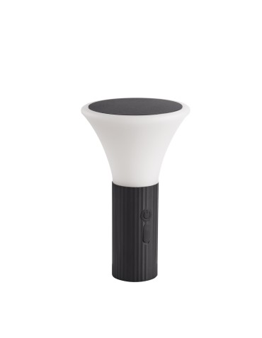 MDC Lampa stołowa SPOT czarny mat 3W akumulatorowa przenośna IP44 ściemnianie 3 stopniowe 589469102