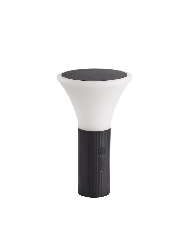 MDC Lampa stołowa SPOT czarny mat 3W akumulatorowa przenośna IP44 ściemnianie 3 stopniowe 589469102