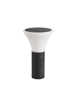 MDC Lampa stołowa SPOT czarny mat 3W akumulatorowa przenośna IP44 ściemnianie 3 stopniowe 589469102