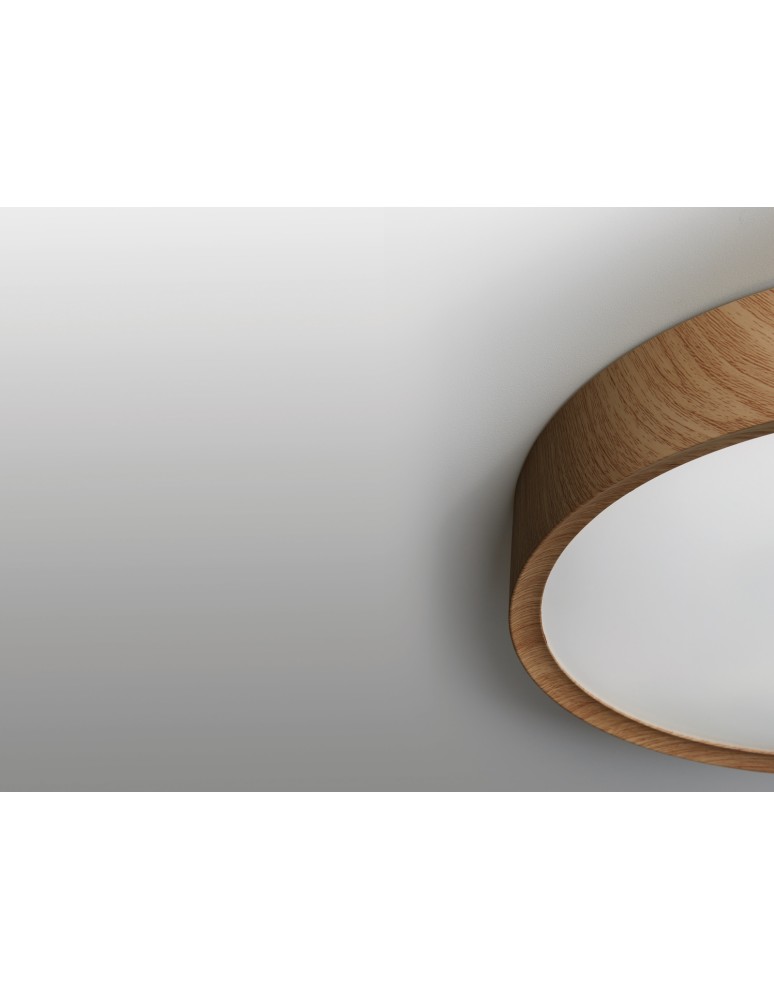 MDC Lampa sufitowa ASLI APP naturalny LED 80W 48cm CCT 3000-6500K APP TUYA 577195502