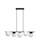 MDC Lampa wisząca RONDO czarny mat 5xE27 Ø15cm 578099101