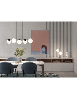 MDC Lampa wisząca RONDO czarny mat 5xE27 Ø15cm 578099101 - product 2