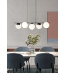 MDC Lampa wisząca RONDO czarny mat 5xE27 Ø15cm 578099101