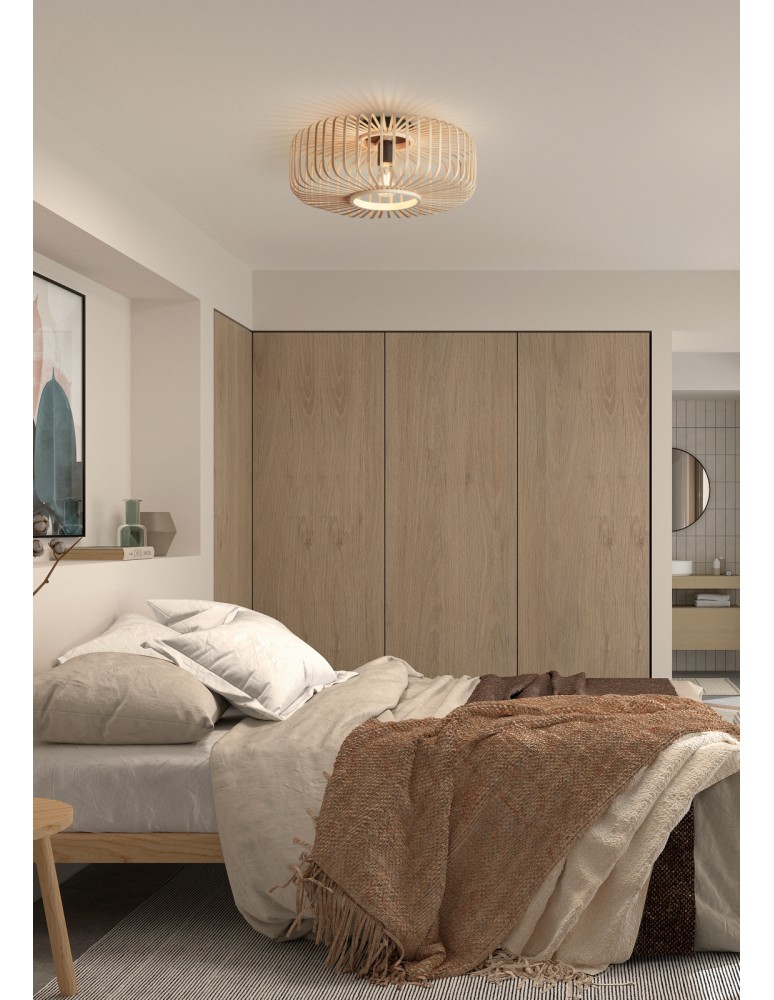 MDC Lampa sufitowa VARILLA naturalny E27 588755501