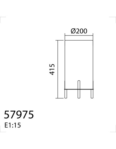 MDC Lampa stołowa ISAC naturalny ø20cm 1xE27 579755501 - product 2