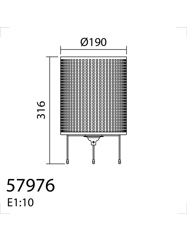 MDC Lampa stołowa ATILA naturalny ø19cm 1xE27 579765501