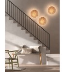 MDC Lampa sufitowa/ścienna TRENZA naturalny ø40cm 1xE27 579385501