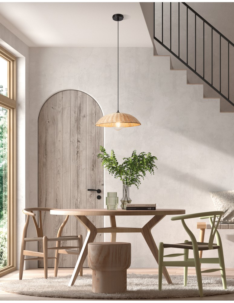 MDC Lampa wisząca TRENZA naturalny ø40cm 1xE27 579395501