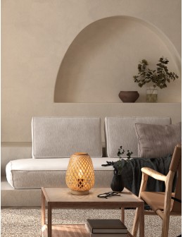 MDC Lampa stołowa KABAS naturalny ø19cm 1xE27 579325501 - product 2