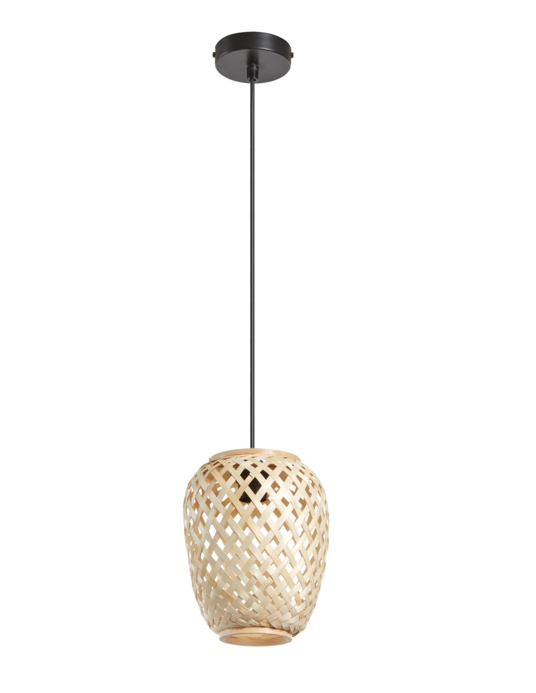 MDC Lampa wisząca KABAS naturalny ø19,5cm 1xE27 579335501